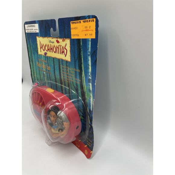 1995 Vintage Janex Disney Pocahontas Mini Fun Fan Collectible Sealed NEW! - Picture 7 of 10